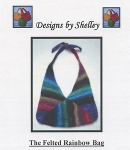 Designs by Shelley Knitting Felt Pattern DBS28 The Felted Rainbow Bag - Picture 1 of 3