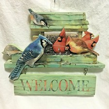 Vintage,Hallmark,Marjolei n Bastin, "Welcome" Hanging plaque !