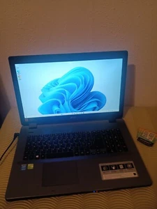 GAMING ACER es-771g I5-4210u 8GB 128GB NVME 17,3 1920x1080 nvidia 820m 2gbWIN11 - Bild 1 von 8