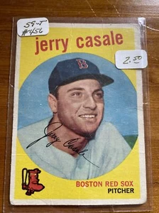 1959 Topps Baseball Card #456 Jerry Casale - Picture 1 of 2