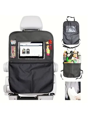 Bolsa de almacenamiento para respaldo de asiento de coche portátil plegable multifuncional bolsa de almacenamiento asiento de coche  Foto 1 de 4