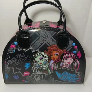 Monster High Scary Stylin Makeup Case Cosmetic Bag Purse - Foto 1 di 7
