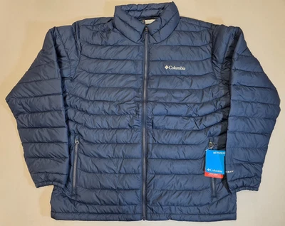 Columbia Omni-Heat Powder Lite II Insulated Jacket - Men’s XL - Navy Blue - Image 1 of 4