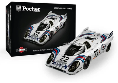 Pocher Porsche 917KH - Kit de coche modelo fundido a presión escala 1/8 edición Martini HK122 Foto 1 de 4