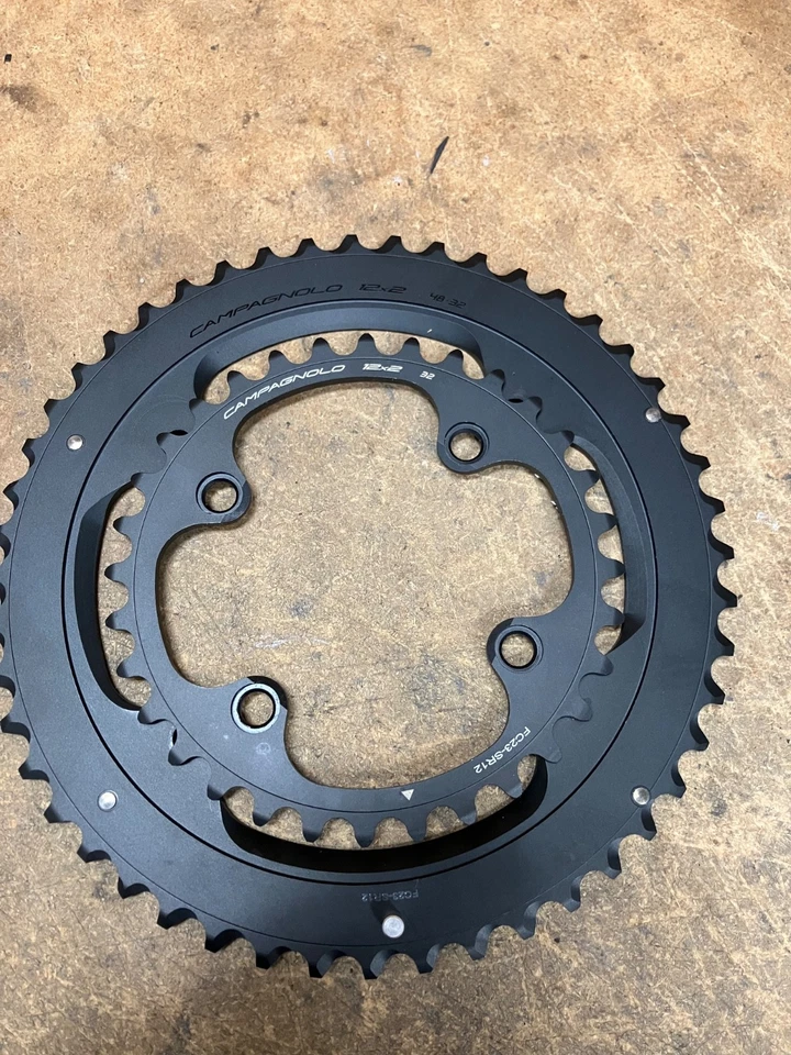 Campagnolo Record/super Record 12 Chainring 34t 112 4b Inner Aluminum Black