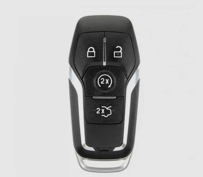 New Genuine OEM Ford Smart Remote Key Fob 4 Button Remote Strattec # 5923895 - Image 1 of 4