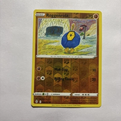 ROGGENROLA 086/203 EVOLVING SKIES POKEMON REVERSE HOLO - Image 1 of 2