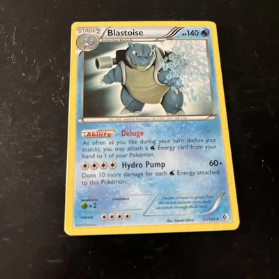 Blastoise 31/149 Rare Pokemon Card NON HOLO NM/ Mint - Image 1 of 2