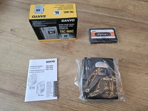 Super Rare Sanyo TRC-960C Cassette Recorder Dictaphone Talk Book New Condition - Picture 1 of 5