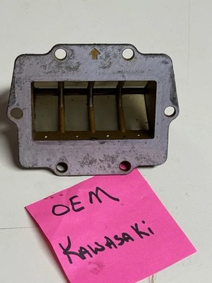 1983 KAWASAKI KX 250 OEM Reed Block Assembly 12201-1029 Cage KX250 1984 1985 - Image 1 of 4