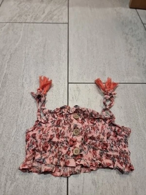 Matalan Vest Crop Top Viscose Size 4 Years Girls Summer Top - Image 1 of 4