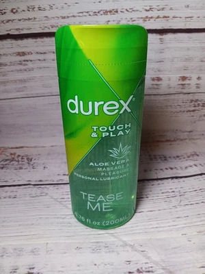 Lubricante personal Durex Touch & Play aloe vera 6,76 fl oz (200 ml) caduca 26/02 Foto 1 de 4