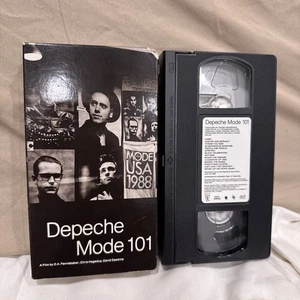 Depeche Mode 101 VHS Tape Movie 1989 Vintage Tour Music New Wave Rare Punk - Picture 1 of 5