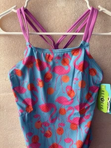 SPEEDO ENDURANCE Badeanzug Einteiler Doppelträger 690 Mehrfarbig Größe 30. ( S ) - Bild 1 von 6