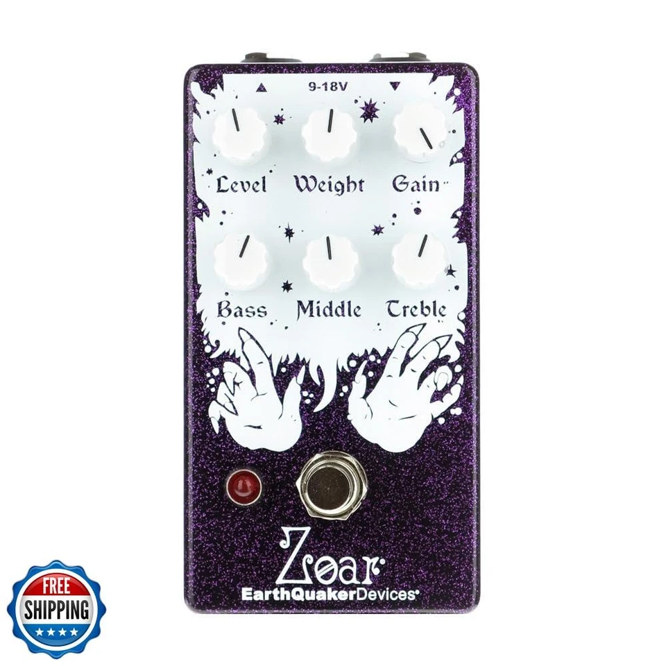 Molinillo de audio dianamic EarthQuaker Devices Zoar, brillo púrpura ( Foto 1 de 1