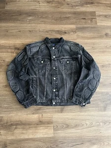 YGEBB Yeezy Gap Padded Denim Jacket Washed Grey Large - Picture 1 of 8
