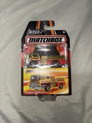 2016 Best of Matchbox Series 1 '75 Mack CF Pumper with Storage Box - Image 1 of 2