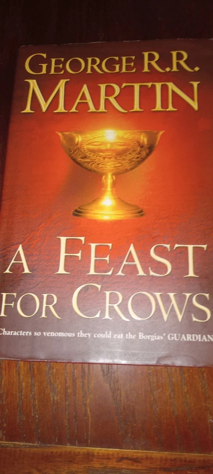 A Feast for Crows by George RR Martin (1st UK Edition, Voyager 2005 HCDJ) Rare Foto 1 de 4