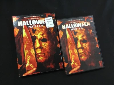 Halloween Part I & II DVD Rob Zombie Unrated Director's Cut w/Slipcover - Image 1 of 3