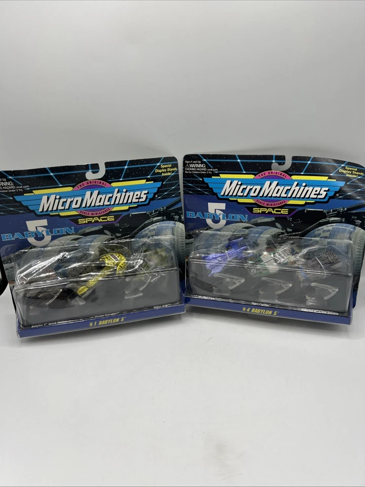 Micro Machines Babylon 5 1995 De Colección Galoob Set #1 y Set #4 Nuevo Leer Foto 1 de 4