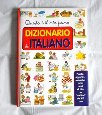 Italian Dictionary Dizionario di Italiano Questo è il mio primo Book Hardcover - Image 1 of 4