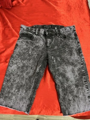 Pantalones cortos ajustados morados groseros Hot Topic para hombre talla 32 Foto 1 de 4