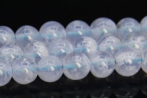 5 mm Echte Natürliche Blau Spitze Achat Perlen Klasse AA Rund Lose Perlen 16 Zoll - Bild 1 von 3