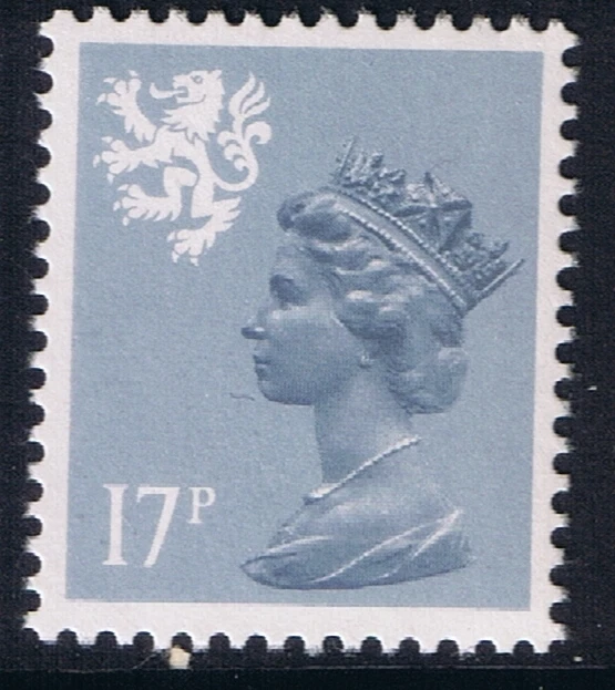 GB SG S43 MNH MINT Scotland  17p Grey-Blue Type I  Regional Machin Definitive - Image 1 of 1