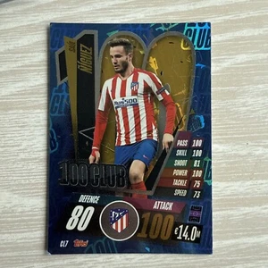 2020-21 Topps Match Attax SAUL NIGUEZ CL7 100 Club Holo EX - Bild 1 von 6