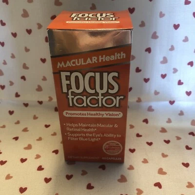 Focus Factor Salud Macular - 60 Cápsulas Exp8/25 Foto 1 de 4