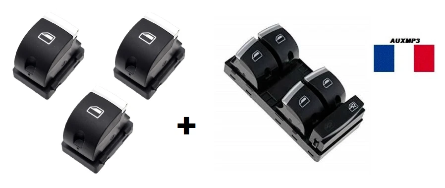 Fenêtre Switch 4 fois Audi A3 8p 4f0959851h 1.6tdi 77kw CAYC 185273
