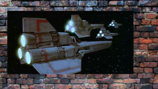 New listing
		Battlestar Galactica 1978 "the Vipers flying in formation" poster 16" x 32"
