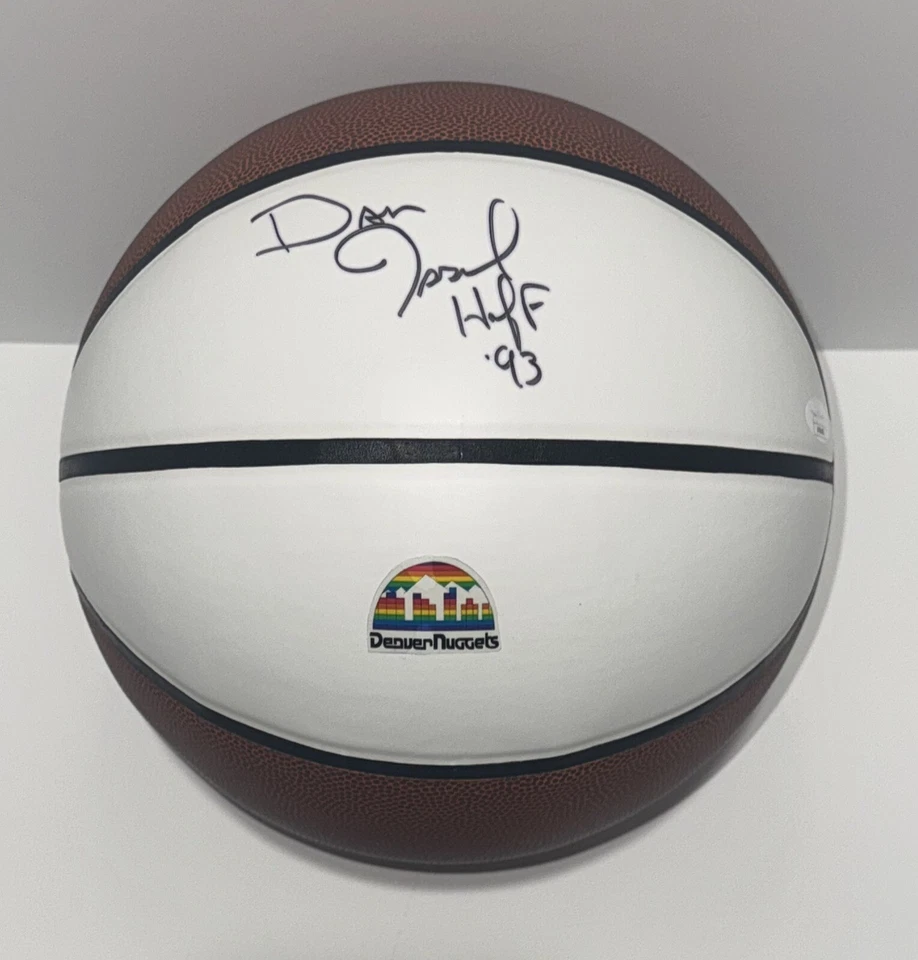 DAN ISSEL SIGNED BASKETBALL DENVER NUGGETS HOF JSA COA - Image 1 of 1