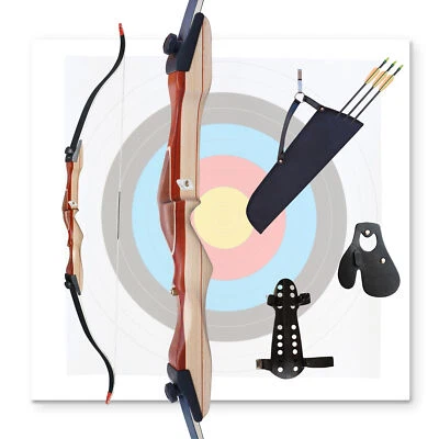 RAGIM Bogenset Recurvebogen Wildcat Plus 68" Black Komplettset für Einsteiger