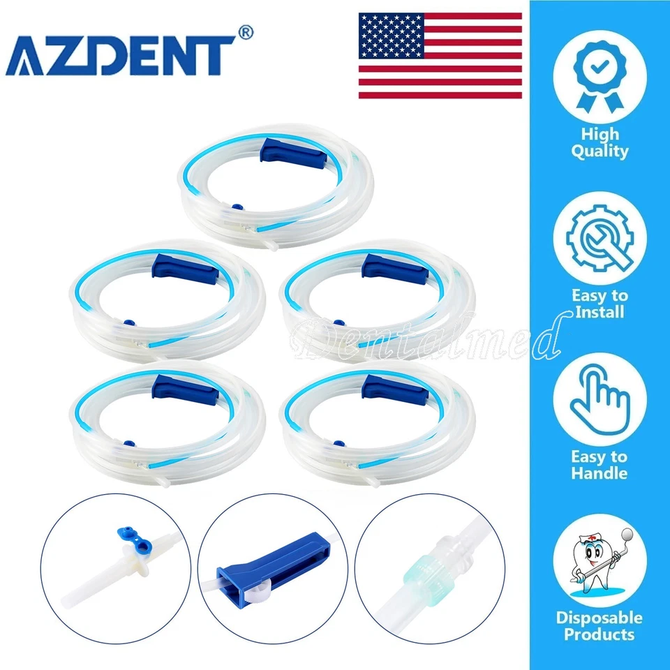 10x Dental Irrigation Tube Hose Disposable for Nouvag 280cm