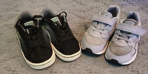 Nike Puma Air Max Lot of 2 athletic shoes SC gray suede casual sneakers size 9 - Picture 1 of 21