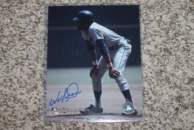 ФОТОГРАФИЯ ДОДЖЕРС С АВТОГРАФОМ УИЛЛИ ДЭВИСА 8X10 ПОЗА 2 - Изображение 1 из 2