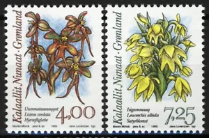 Groenlandia 1995, Flores, Orquídeas Árticas (I) Set En Muy Estampillada sin montar o nunca montada, Mi 256-57 gato 4,2 € - Imagen 1 de 1