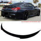 Fit 12-19 BMW F13 F06 V Style Trunk Spoiler Painted #475 Black Sapphire Metallic
