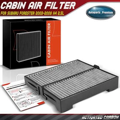 Filtro de aire de cabina de carbón activado para Subaru Forester 2003-2008 detrás de la guantera Foto 1 de 4