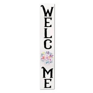 4.75 Ft Welcome Sign For Front Door Spring Summer Welcome Sign For Front Porch S - Picture 1 of 9