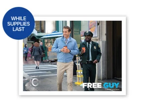 Free Guy Lithograph - Disney - New - Picture 1 of 1