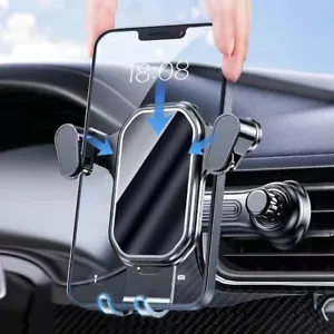 Gravity Car Cell Phone Holder 360° Air Vent Clip Mount Stand For phone Universal - Foto 1 di 10