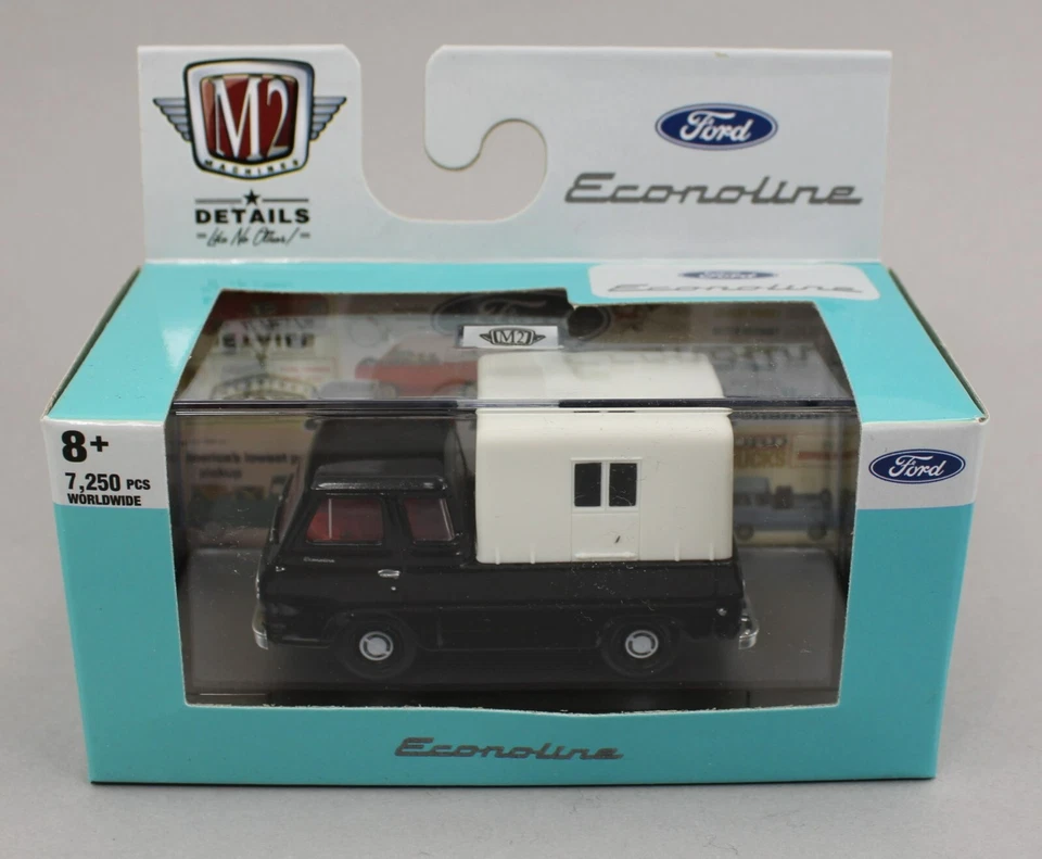 1:64 M2 Machines *AUTO-MEETS R64* Black 1965 Ford Econoline Truck *NIB* - Image 1 of 1