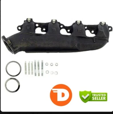 排气歧管右适用于 1967 - 1991 雪佛兰 G20 G30 K1500 C10 郊区 BBC — 第 1/3 张图片