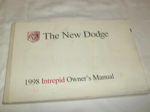 1998 DODGE INTREPID OWNER'S MANUAL. / OEM - FREE SHIPPING GOOD CLEAN CONDITION - Picture 1 of 1