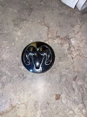 Dodge Ram 1500 Chrome Wheel Center Cap Cover 2.5" 1LB72TRMAA 2015-2023 OEM - Image 1 of 3