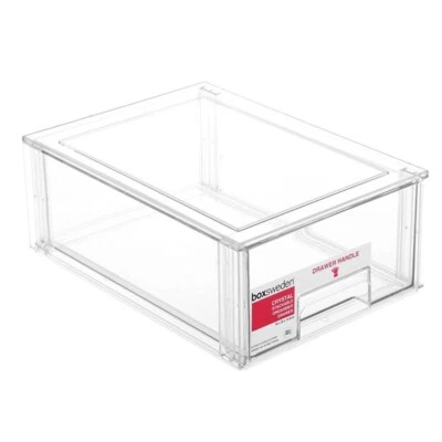 1pc Boxsweden Stackable Organiser Drawer 35x25cm Storage Container Box w/ Handle - image 1 of 3