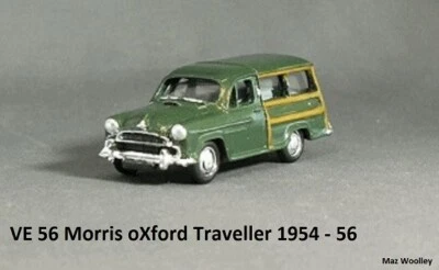 00/4mm 1:76 R PARKER MODELS VE 55 MORRIS OXFORD SERIE II TRAVELLER 1954 - 56 Foto 1 de 2