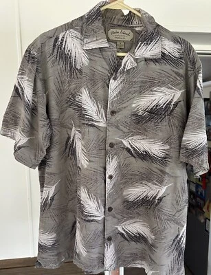 Palm Island Clothing Co.  Camisa manga curta estampa palma tamanho M - Imagem 1 de 3